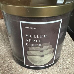 Mulled Apple Cider Candle with Gold Lid
